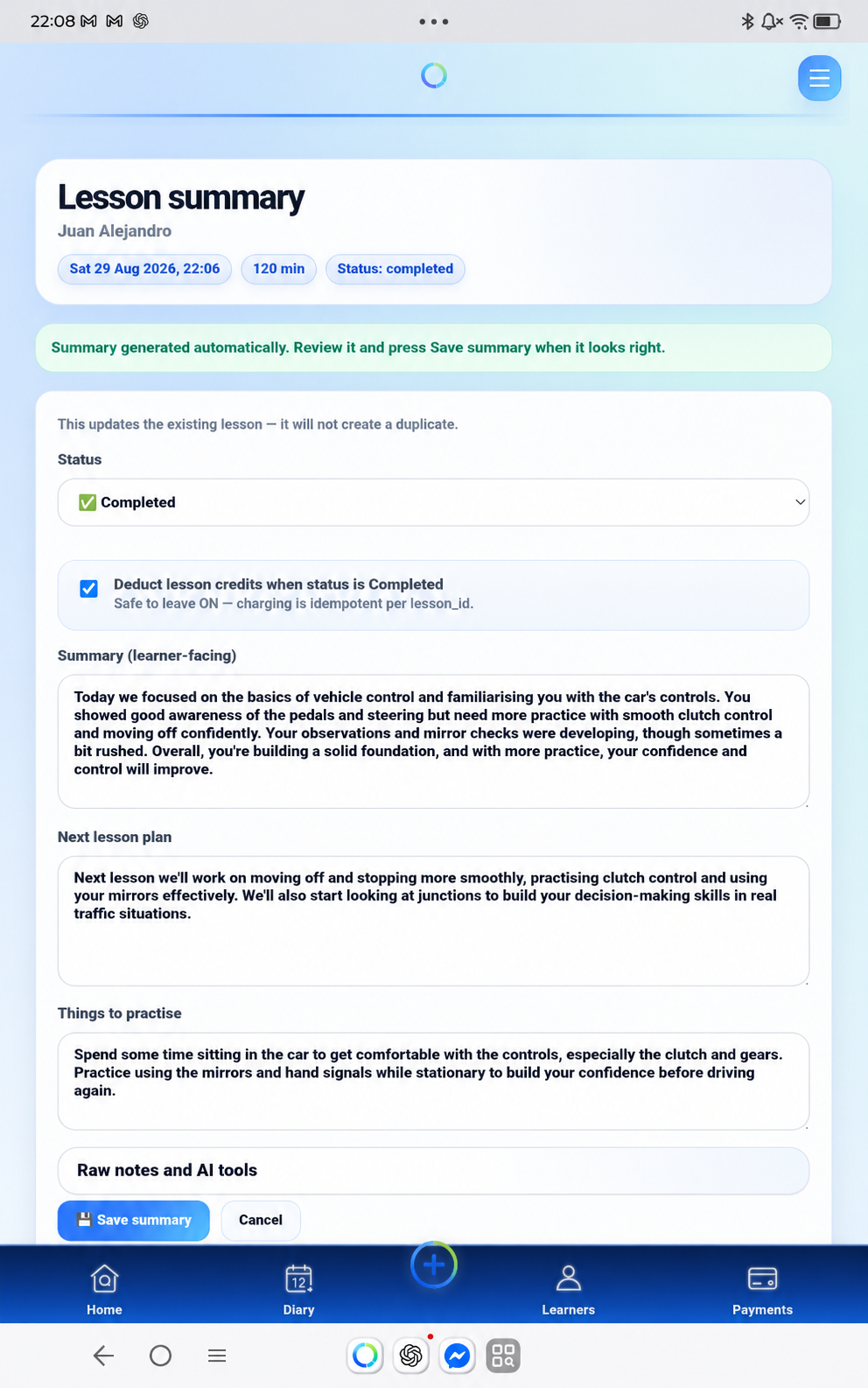 SimpL OS lesson summary